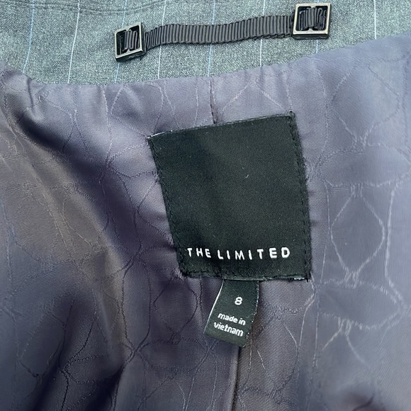 The Limited Gray Pinstripe Suit Jacket - Picture 15 of 16